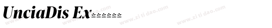 UnciaDis Ex字体转换